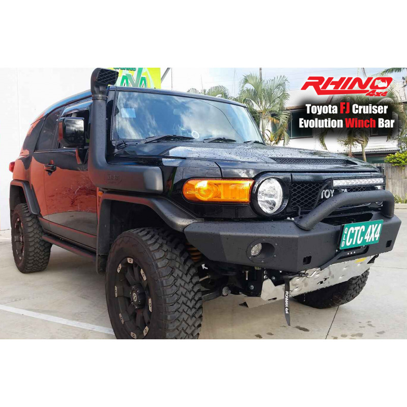 Rhino 4x4 Toyota Fj Cruiser Front Bumper Replacement Winch Bullbar