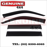 Genuine 4x4 Weathershields For Toyota Landcruiser Prado 120 Series 2003-2009 Window Sun Visors