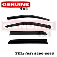 Genuine 4x4 Weathershields For Toyota Hilux Aug 2011-2015 Dual Cab SR SR5 Window Sun Visors