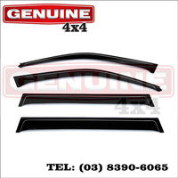 Genuine 4x4 Weathershields For Toyota Landcruiser 100 Series 1998 - 2007 Window Sun Visors