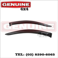 Genuine 4x4 Weathershields For Mitsubishi Triton MQ 2015 - 2018 Cab Chassis Window Sun Visors