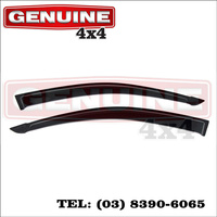 Genuine 4x4 Weathershields For Mitsubishi Triton ML MN 2006-15 Cab Chassis Window Sun Visors