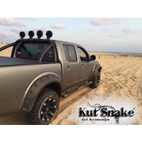 KUT SNAKE FLARES For Nissan Navara D40 All Years ABS Moulded Full Set