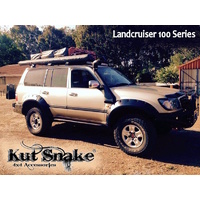 KUT SNAKE FLARES For Toyota Landcruiser 100 series All Years MONSTER ABS Moulded Full Set