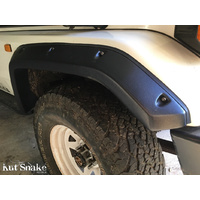 KUT SNAKE FLARES For Toyota Landcruiser 75 series 1985-2006 ABS Moulded 2pce
