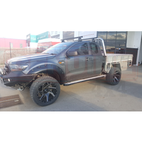 KUT SNAKE FLARES For Ford Ranger PX1 PX2 2011-2017 MONSTER ABS Moulded 2pce