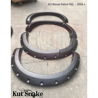 KUT SNAKE FLARES For Nissan Y62 Patrol 2016+ ABS Moulded Full Set