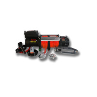 RHINO 4X4 12500lbs Winch with Dyneema Rope & Wireless Winch IP68 Rated 5YR WARRANTY