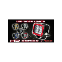 RHINO 4X4 HD Series 40W LED Work Light CREE IP68 Rated 6063 Alloy Aluminium Housing A PAIR 3YR WARRANTY