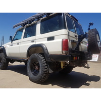 Rockarmor Rear Bar & Wheel Carrier for Toyota Landcruiser 76 Series