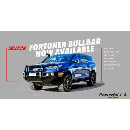 Rockarmor Elite Bullbar for Toyota Fortuner (2015+)