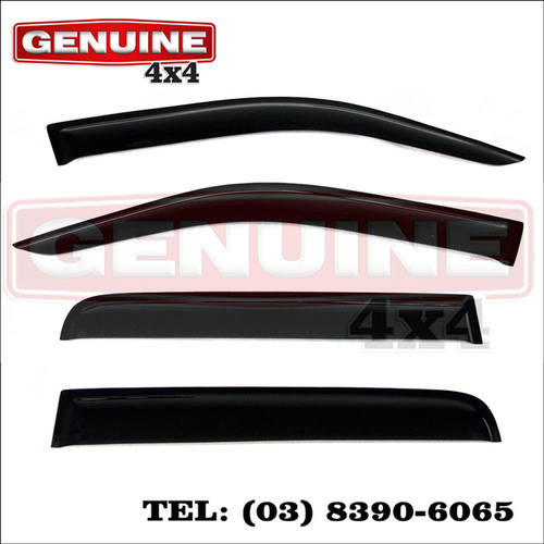 Genuine 4x4 Weathershields For Nissan Navara D40 2005-2015 Window Sun Visors