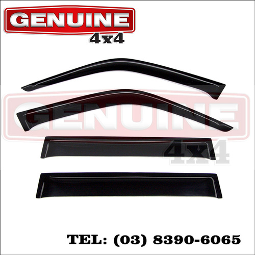 Genuine 4x4 Weathershields For Toyota Landcruiser 80 Series 1990 - 1998 Window Sun Visors