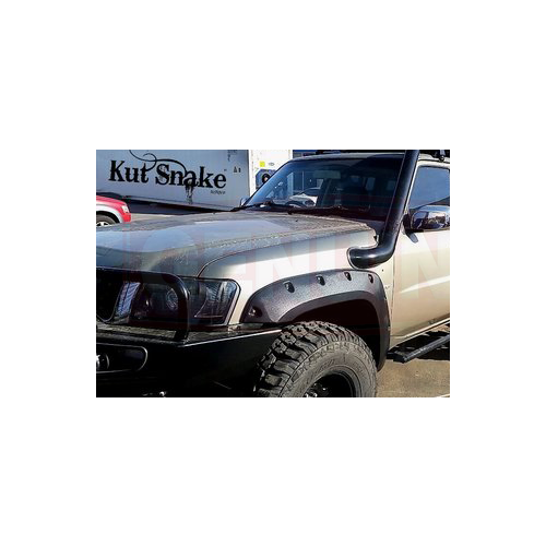 KUT SNAKE FLARES For Nissan GU4+ Patrol 2005+ (Y61) ABS Moulded 2pce