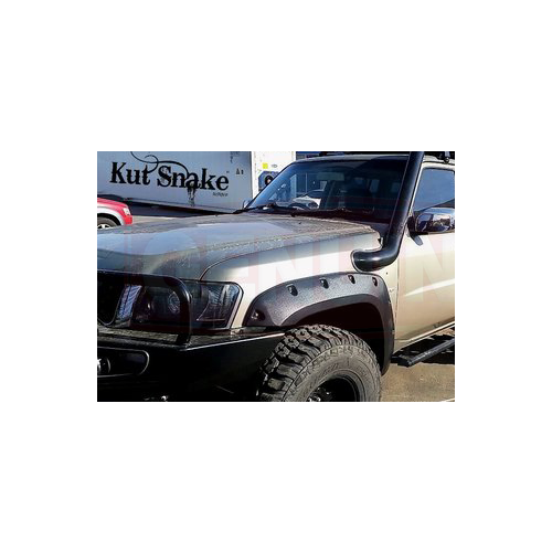 KUT SNAKE FLARES For Nissan GU4+ Patrol 2005+ (Y61) ABS Moulded 2pce