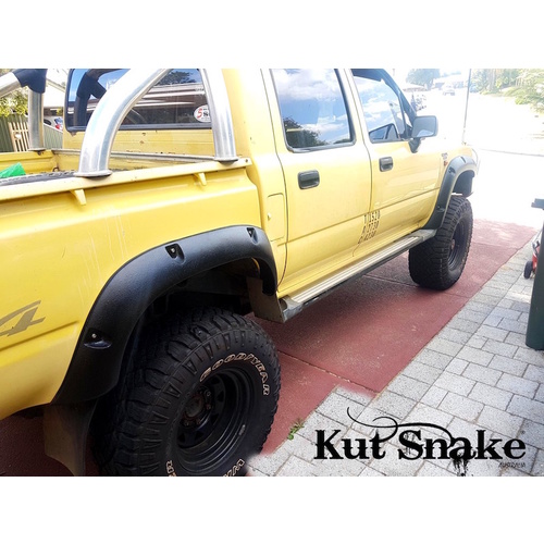 KUT SNAKE FLARES For Toyota Hilux 1997-2004 LN165 / 167 / 172 / 176 ABS Moulded Full Set