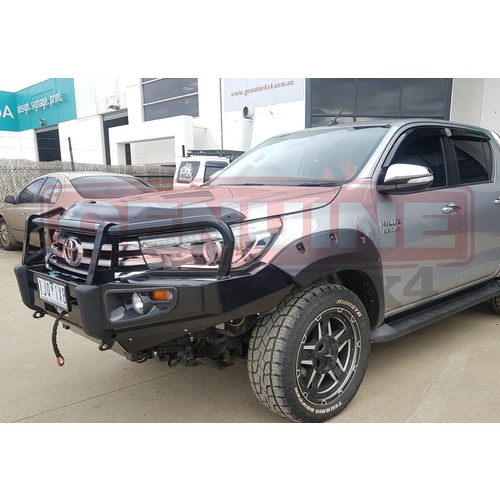 KUT SNAKE FLARES For Toyota Hilux 2015+ REVO N80 GUN125/126 ABS Moulded 2pce