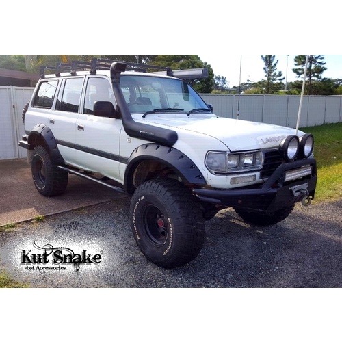 KUT SNAKE FLARES For Toyota Landcruiser 80 series All Years MONSTER ABS Moulded Full Set