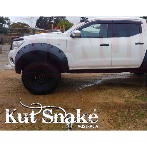 KUT SNAKE FLARES For Nissan Navara NP300 MONSTER ABS Moulded 2pce