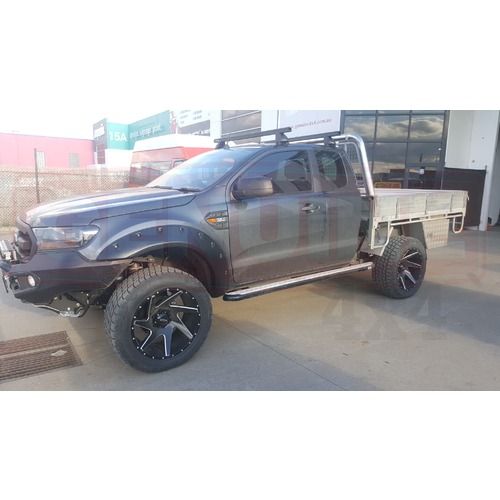 KUT SNAKE FLARES For Ford Ranger PX1 PX2 2011-2017 MONSTER ABS Moulded 2pce