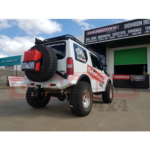 Suzuki Jimny Rear Bar & Wheel Carrier Rear Wheel Carrier 1998 - 2018 ADR Compliant 