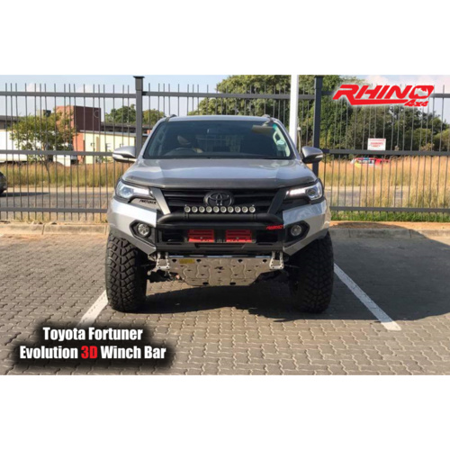 RHINO 4X4 Toyota Fortuner 2016+ Front Bumper Replacement Winch Bullbar ADR Compliant